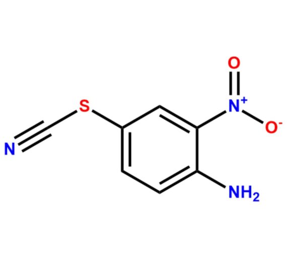 Albendazole Impurity 5 (2-Nitro-4-Thiocyanatoaniline)