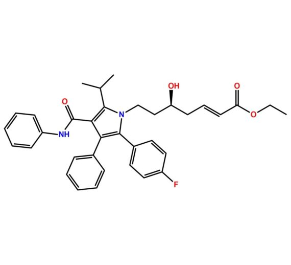 Atorvastatin 3-Deoxy-Hept-2-Enoic Acid Ethyl Ester
