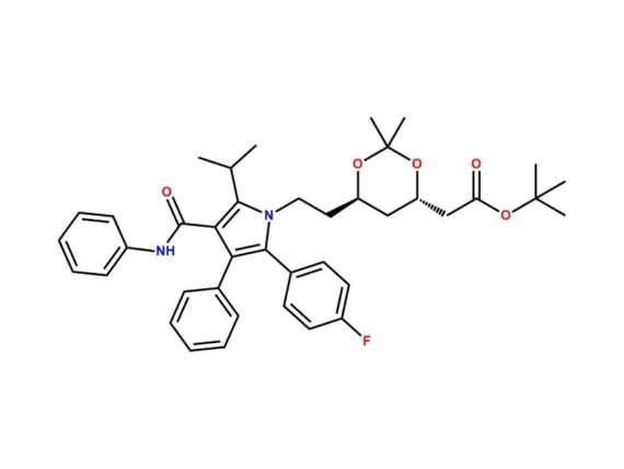 Atorvastatin Acetonide t-Butyl Ester (4S, 6R)-Isomer