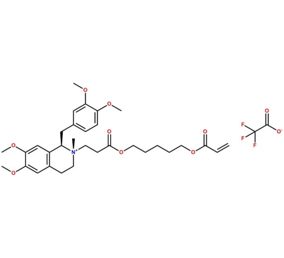 Atracurium Impurity C1 (trans-Monoacrylate) TFA salt