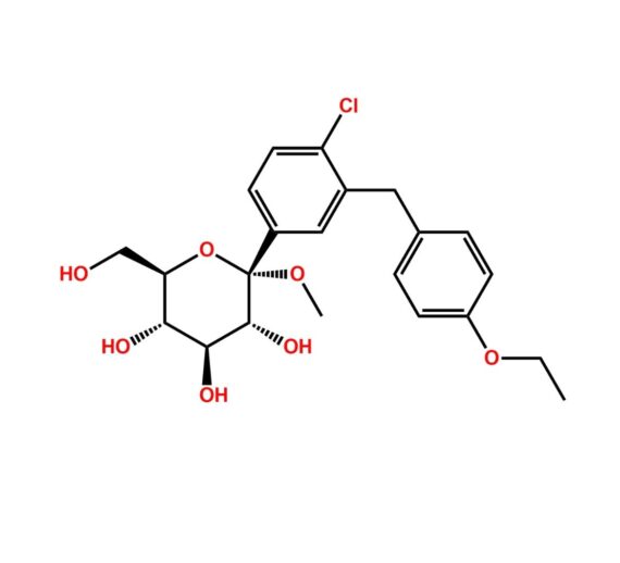 Dapagliflozin Methoxy Pyranose Impurity