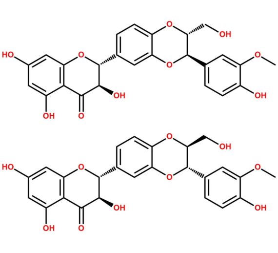Mixture of Silibinin and Silybin B