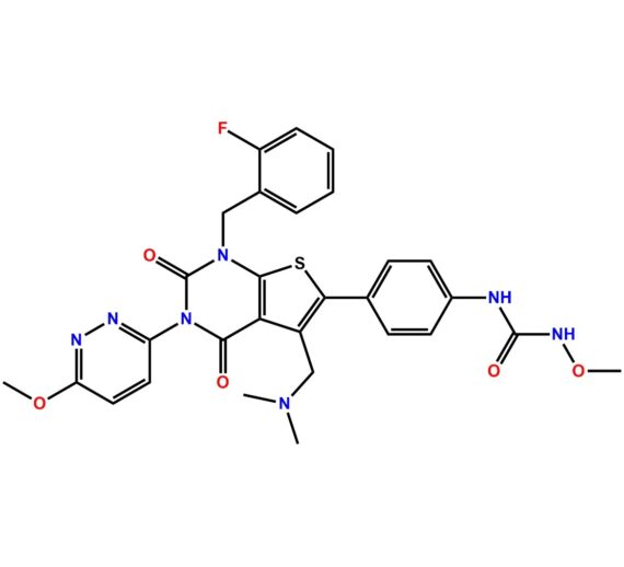 Relugolix desfluoro impurity