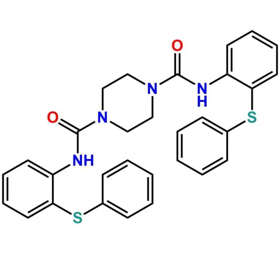 Quetiapine Impurity (N,N'-Bis[(2-Phenylthio)Phenyl]-1,4-Piperazinedicarboxamide)