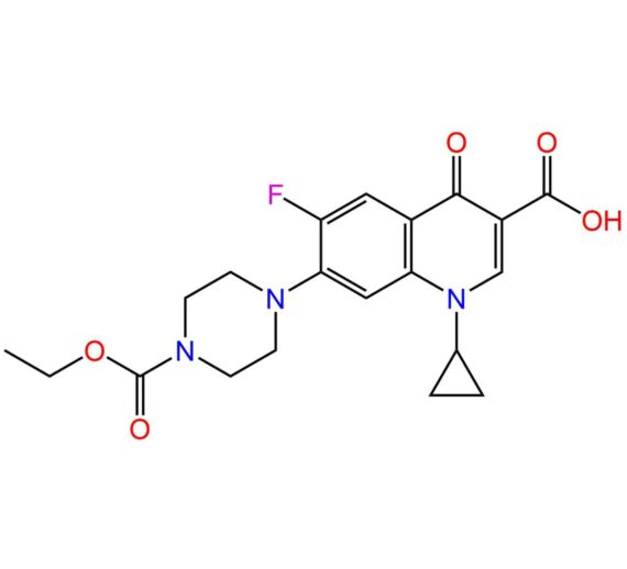 N-Ethoxy Carbonyl Ciprofloxacin