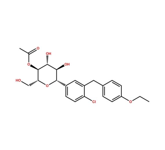 Dapagliflozin 3-Acetyl Impurity