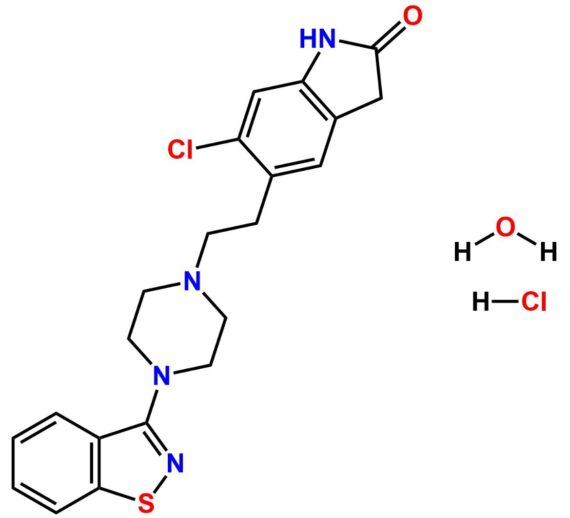 Ziprasidone hydrochloride monohydrate