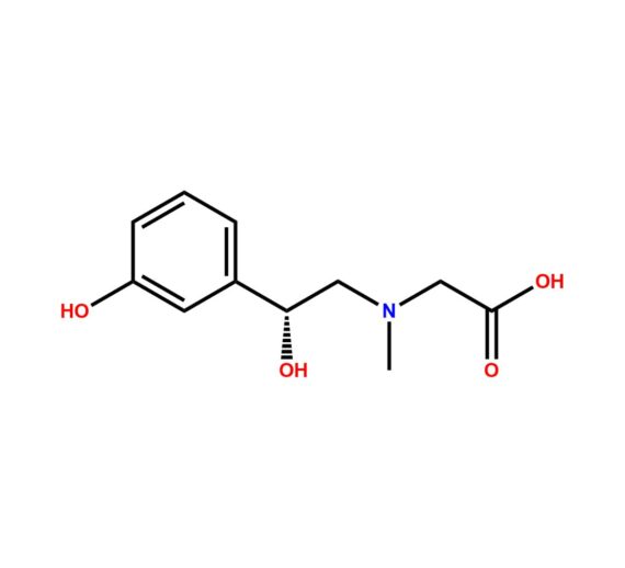 (R)-N-(2-hydroxy-2-(3-hydroxyphenyl)ethyl)-N-methylglycine