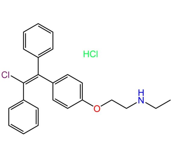 N-Desethyl Clomiphene HCl (Mixture Of Z And E Isomers)