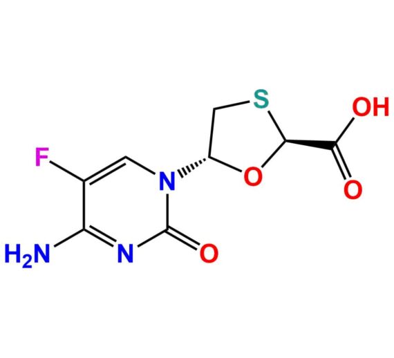 (2S,5S)-Emtricitabine Carboxylic Acid