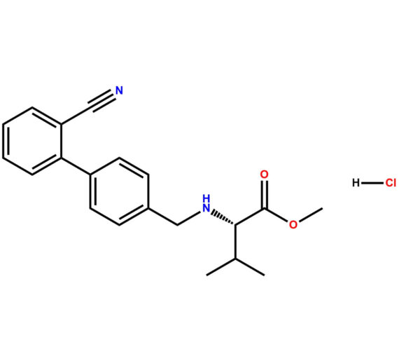 Valsartan cyano valine methyl ester hydrochloride salt