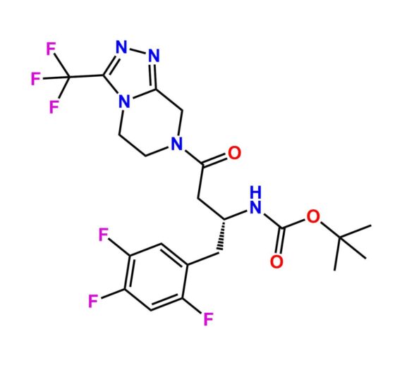 Sitagliptin Impurity 18 (Sitagliptin N-Boc Impurity)