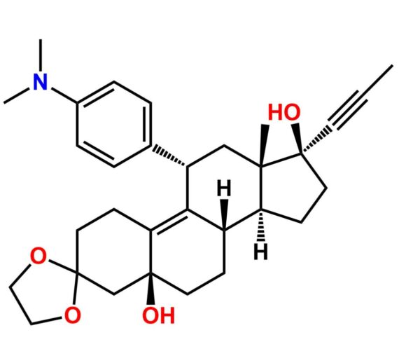 11-Alpha Dioxolane Mifepristone