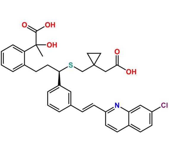 Montelukast Dicarboxylic Acid Disodium Salt